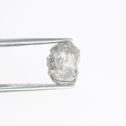 2.23 Carat Natural Loose Antique Grey Color Raw Rough Diamond For Wedding Ring