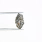 4.75 Carat 12.10 MM Grey Color Natural Loose Raw Rough Diamond For Wedding Ring