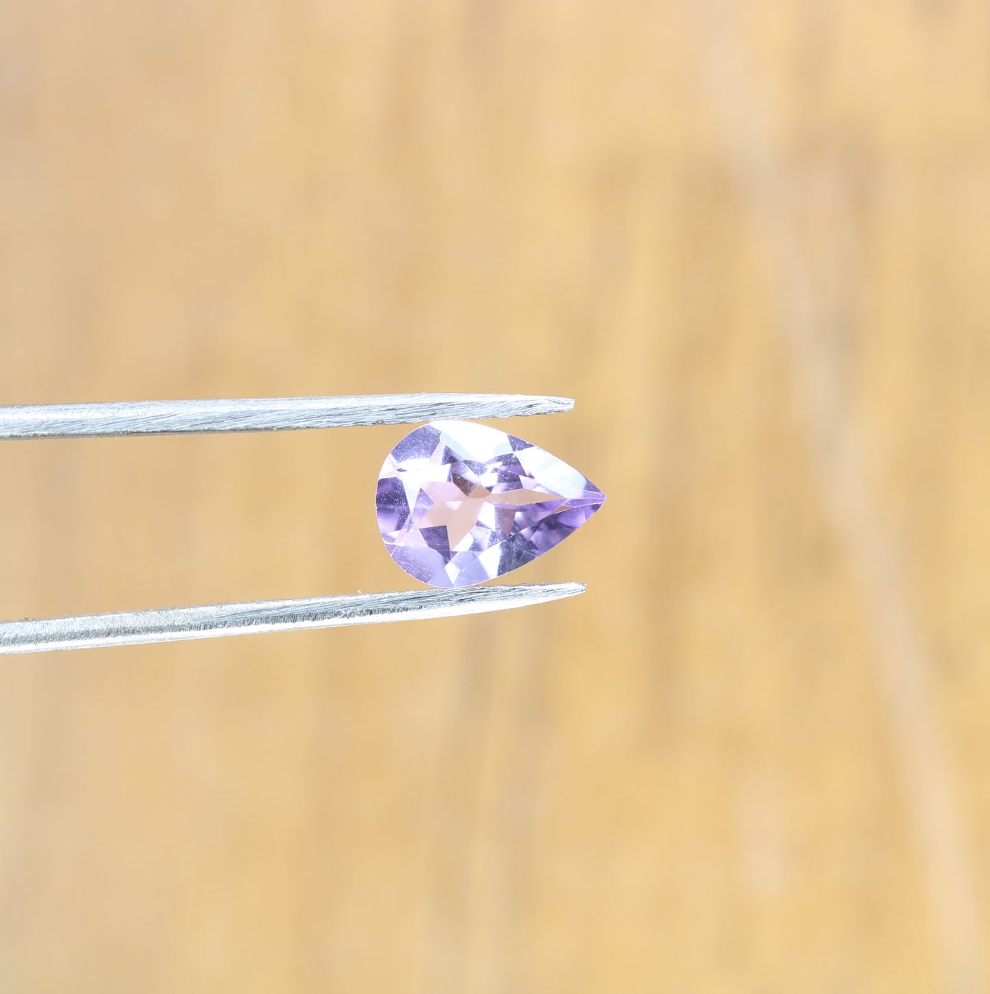 0.90 CT Beautiful Purple Amethyst Fancy Pear Shape Loose Gemstone For Promise Ring