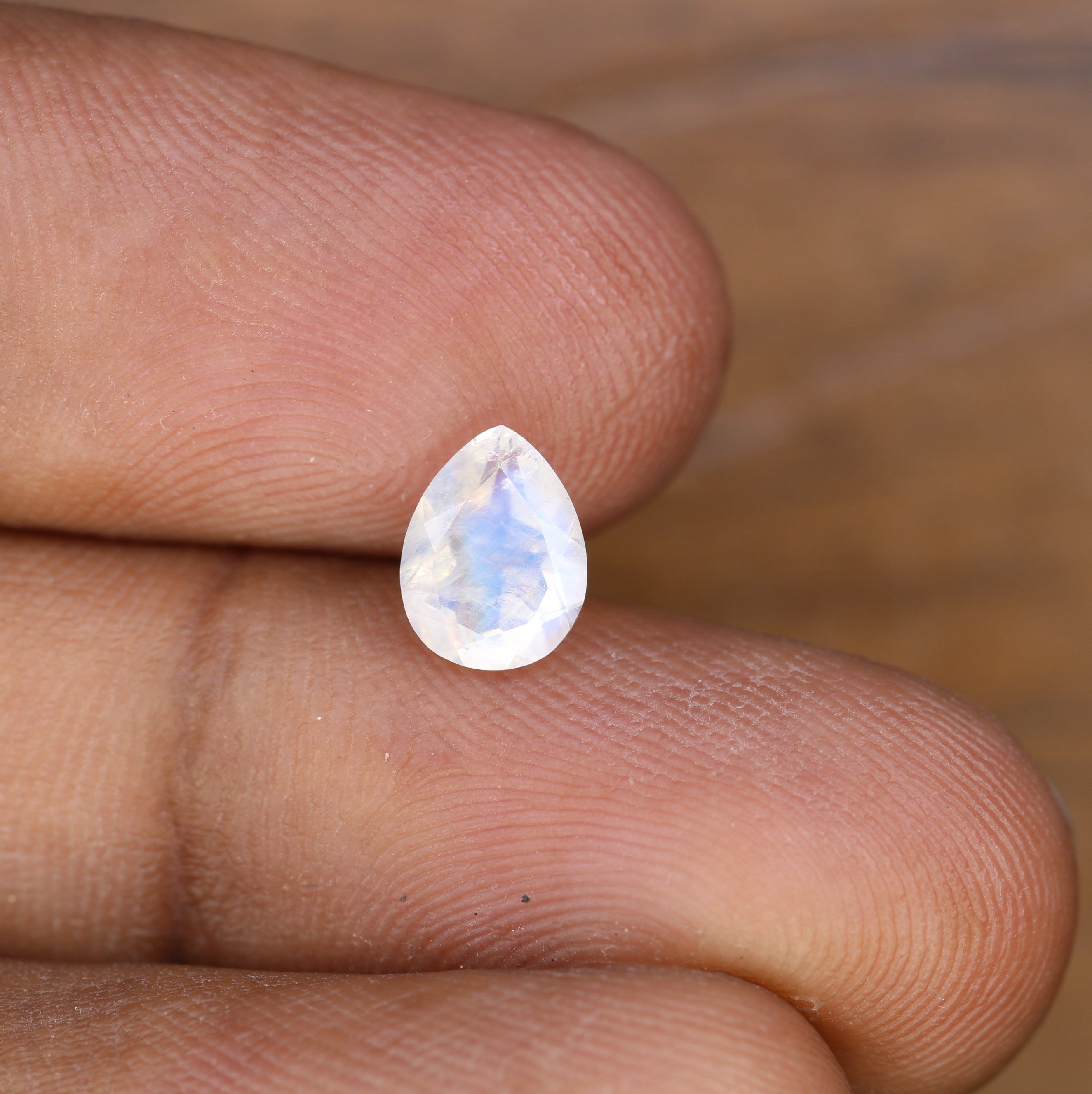 1.12 CT MoonStone Pear Shape White Gemstone For Engagement Ring