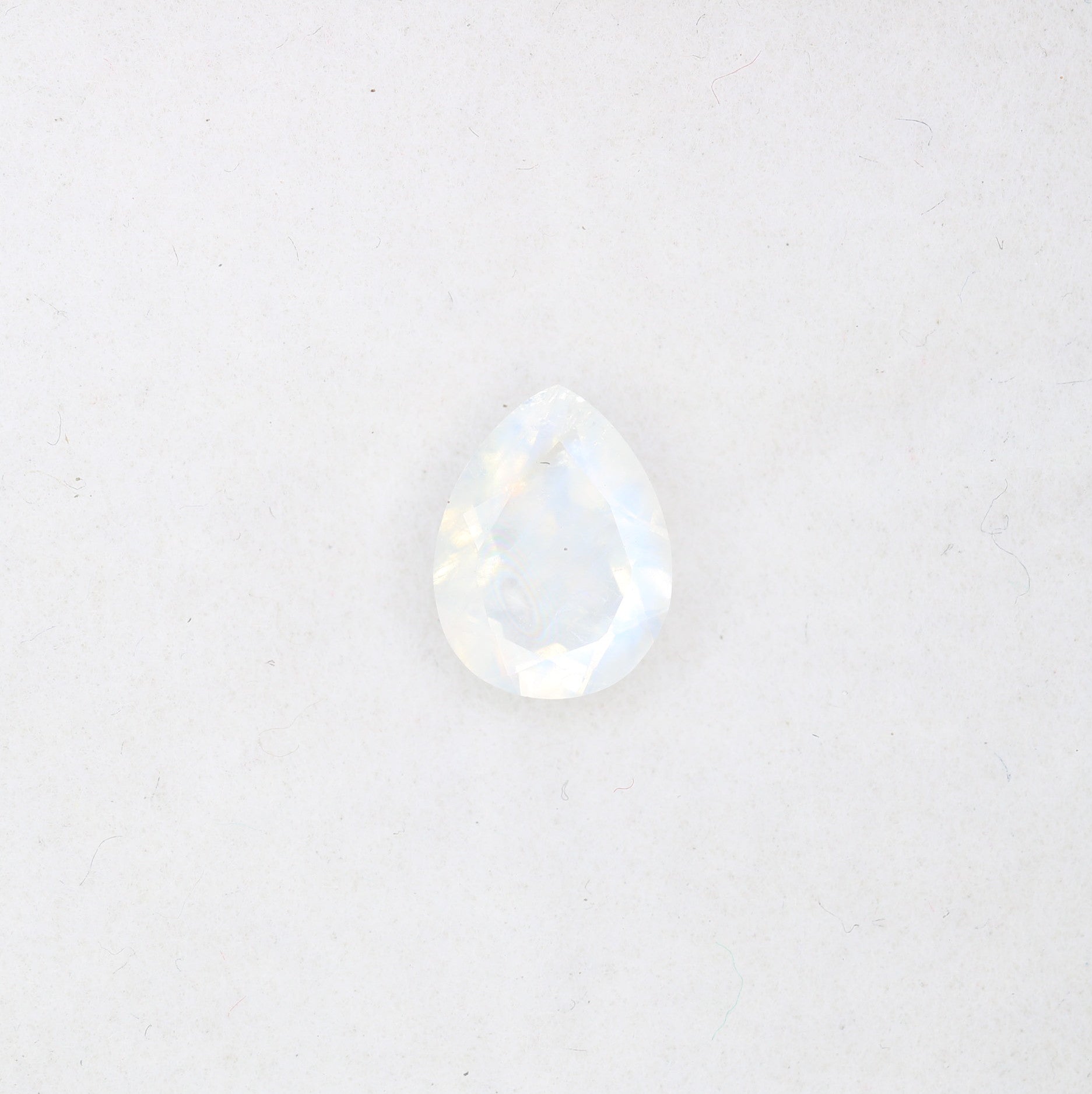 1.12 CT MoonStone Pear Shape White Gemstone For Engagement Ring