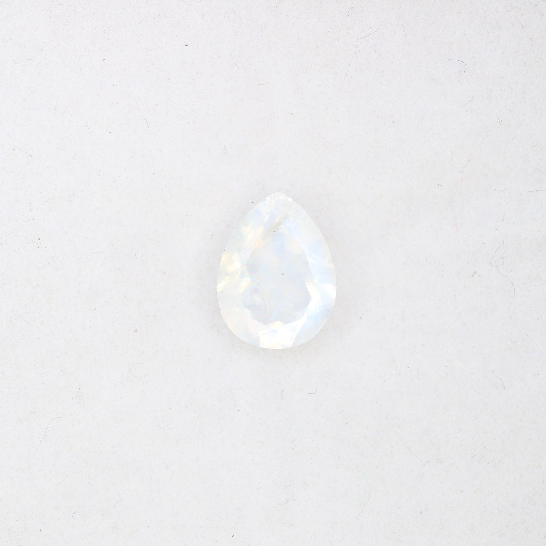 1.12 CT MoonStone Pear Shape White Gemstone For Engagement Ring