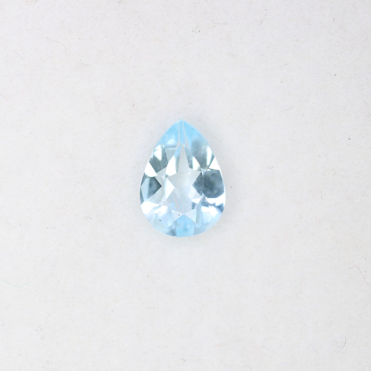 1.15 CT 8.30 x 6.00 MM Aquamarine Pear Cut Blue Gemstone For Engagement Ring