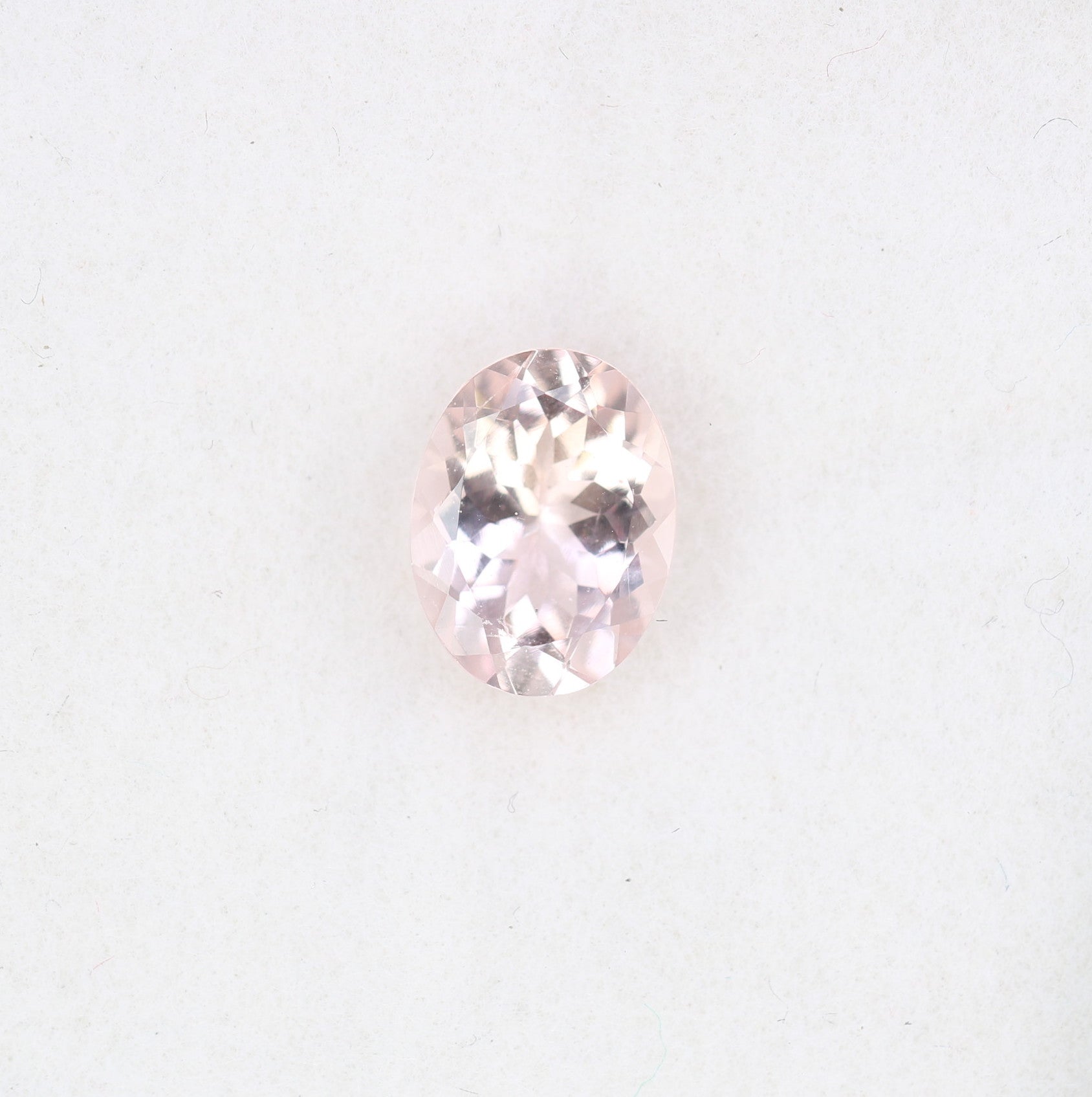 1.18 CT 8.10 x 6.20 MM Morganite Oval Stone For Engagement Ring
