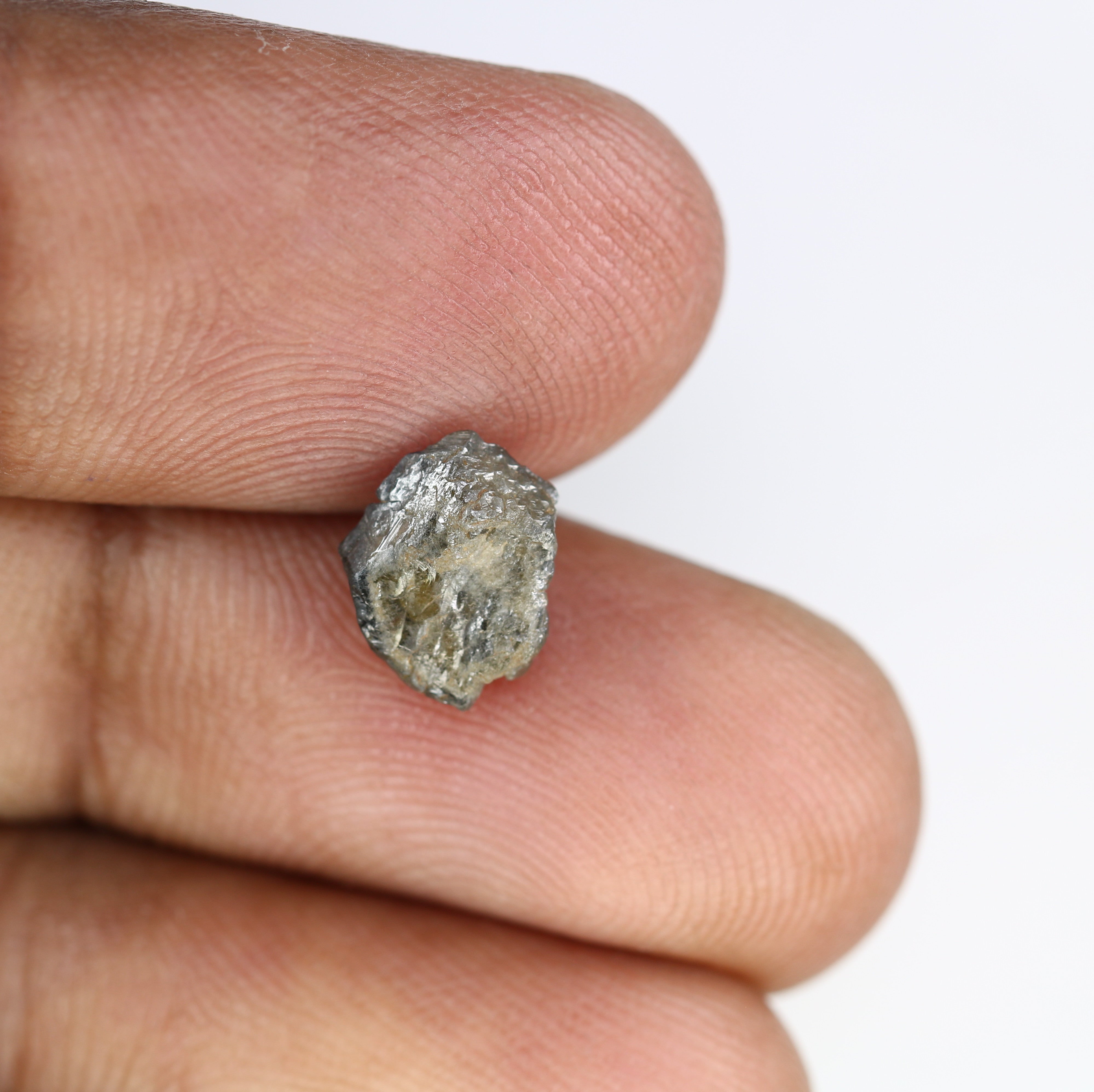 2.05 Carat Grey Color Natural Loose Antique Loose Uncut Raw Diamond For Wedding Ring