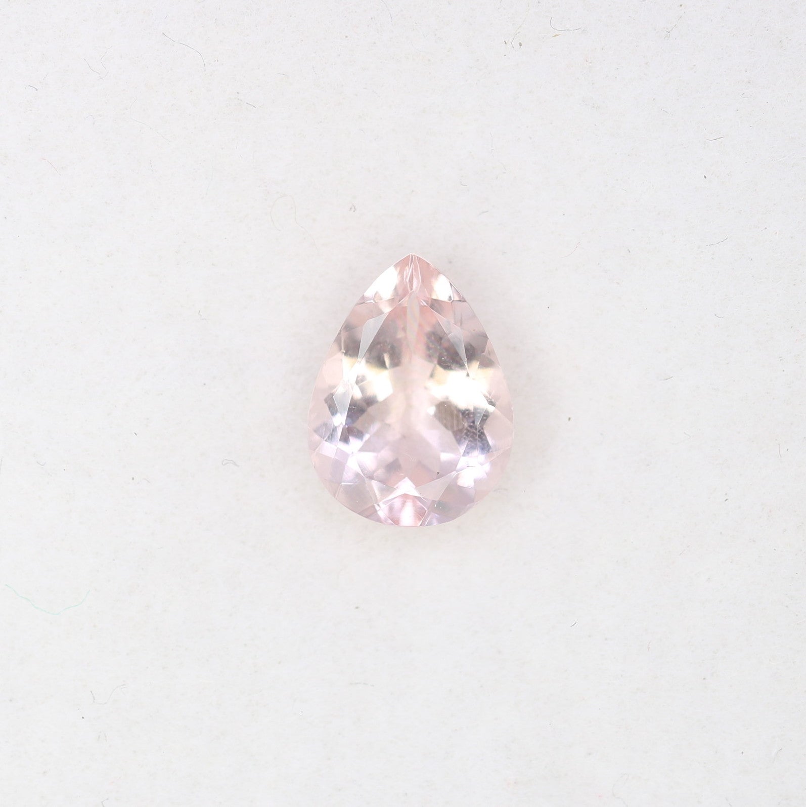 0.97 CT Morganite Pear Stone Pink 8.10 MM Gemstone For Engagement Ring