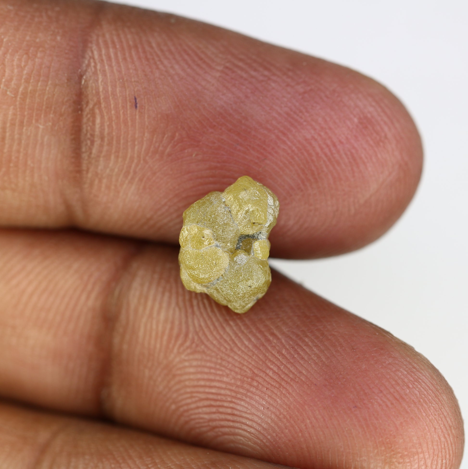 Carat Natural Fancy Green Color Loose Rough Diamond For Raw
