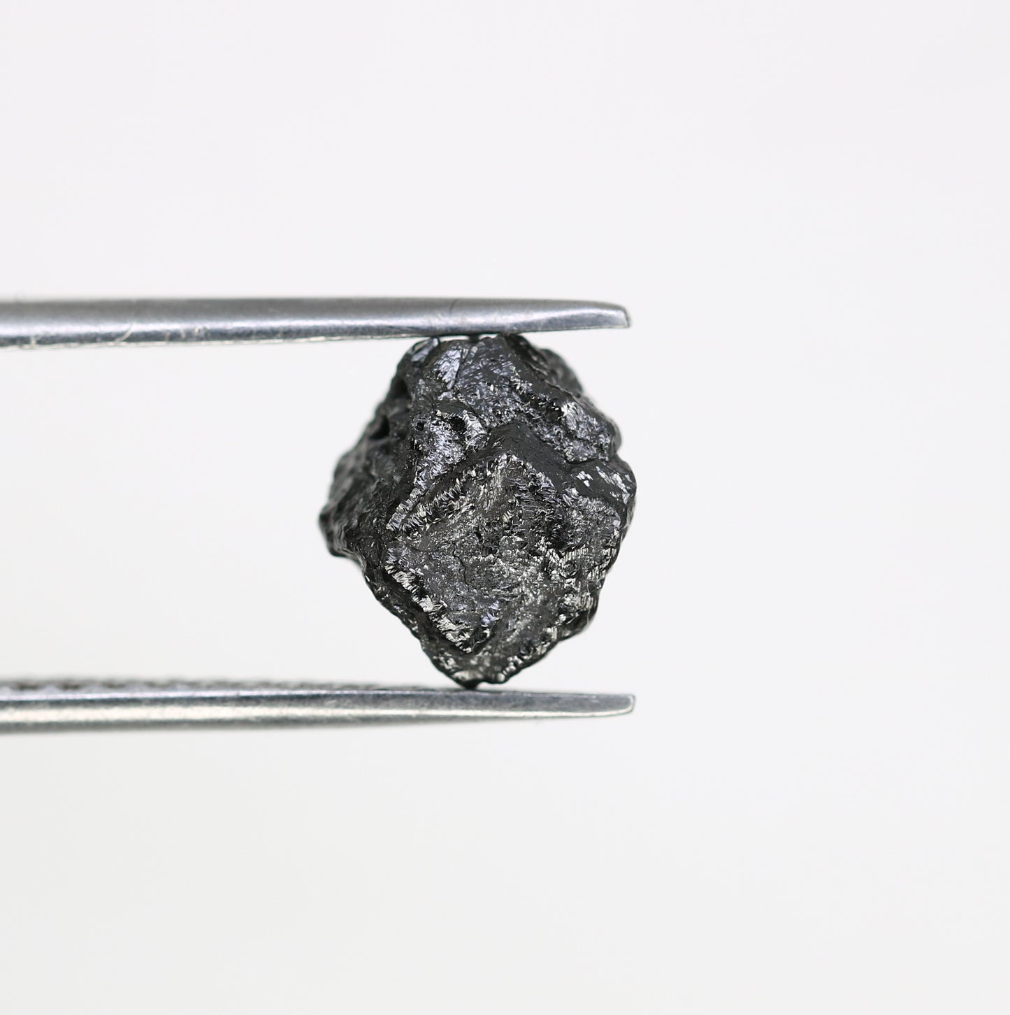 3.26 Carat Raw Loose Uncut Black Color Rough Diamond For Engagement Ring