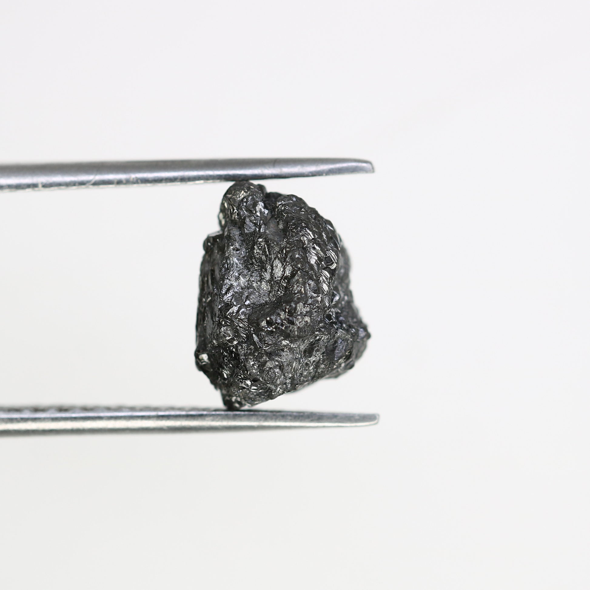 Carat Jet Black Gray Color Natural Loose Antique Raw Diamond For Rough Diamond Ring