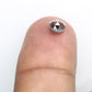 0.71 CT Natural Brown Round Rose Cut 5.00 MM Loose Diamond For Proposal Ring