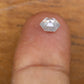 0.85 Carat Salt And Pepper Hexagon Shaped Diamond Diamond For Wedding Ring