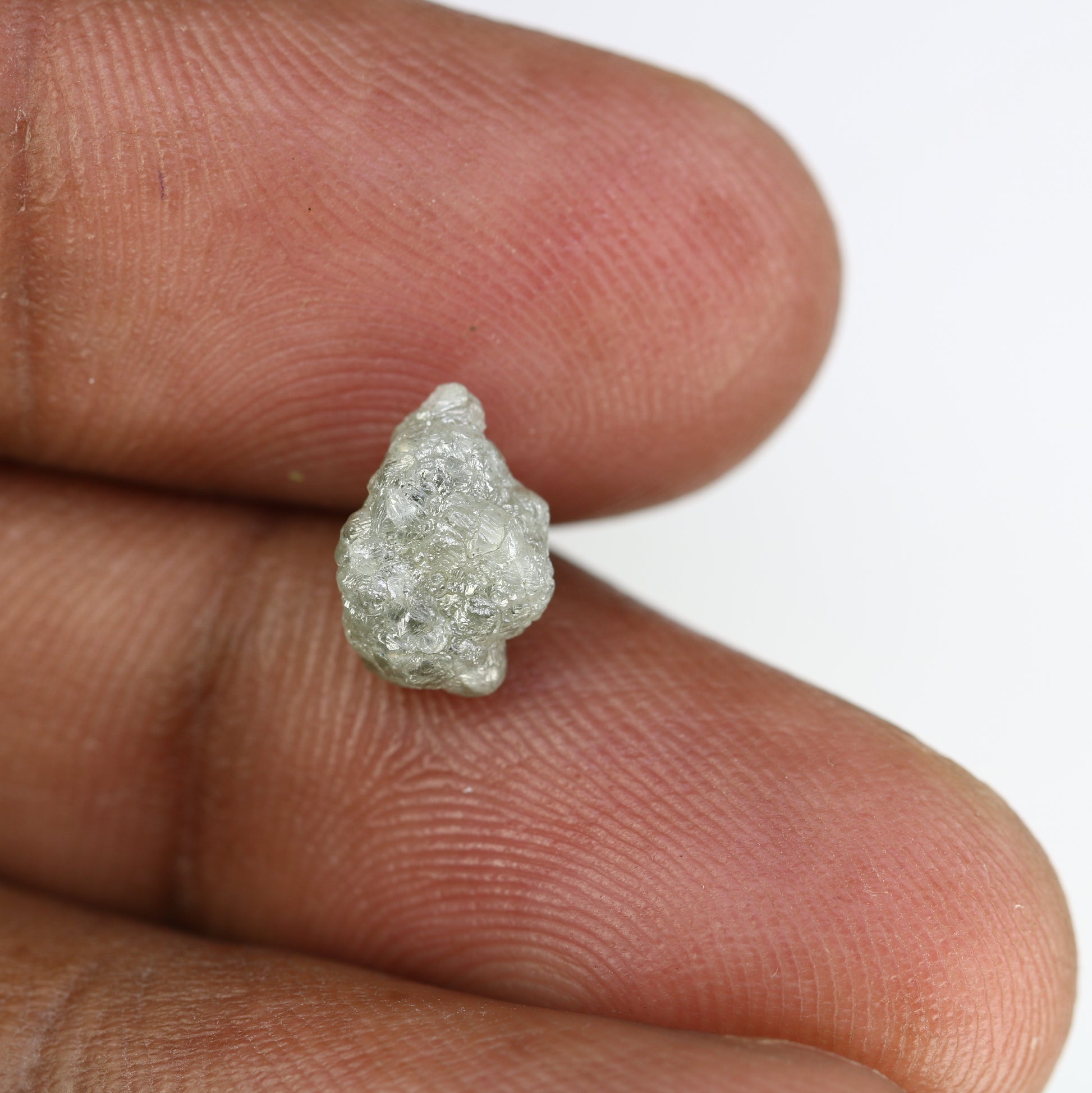 Carat Grey Color Natural Loose Unpolished Rough Diamond For