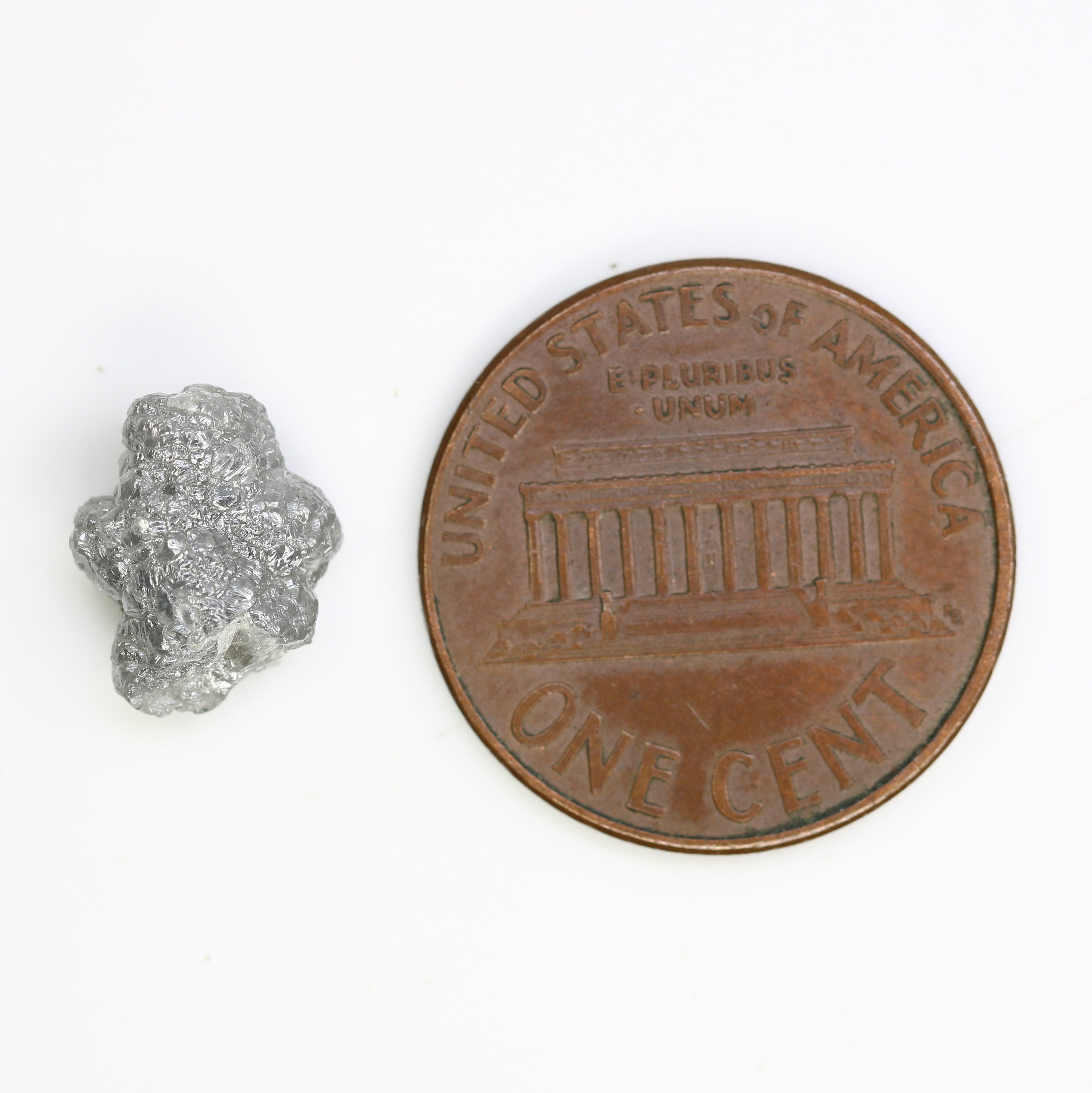 3.13 Carat Grey Color Uncut Raw Natural Loose Antique Rough Diamond For Galaxy Diamond Ring