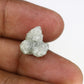 7.46 CT 13.30 MM Irregular Cut Raw Rough Grey Diamond For Engagement Ring