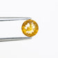 0.50 CT Polished Round Rose Cut Natural Yellow Diamond For Designer Ring