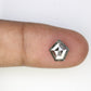 1.26 Carat Pentagon Shape Natural Loose Salt And Pepper Diamond For Wedding Ring