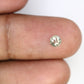 0.40 CT Grey Round Rose Cut  4.50 MM Loose Galaxy Diamond For Statement Ring