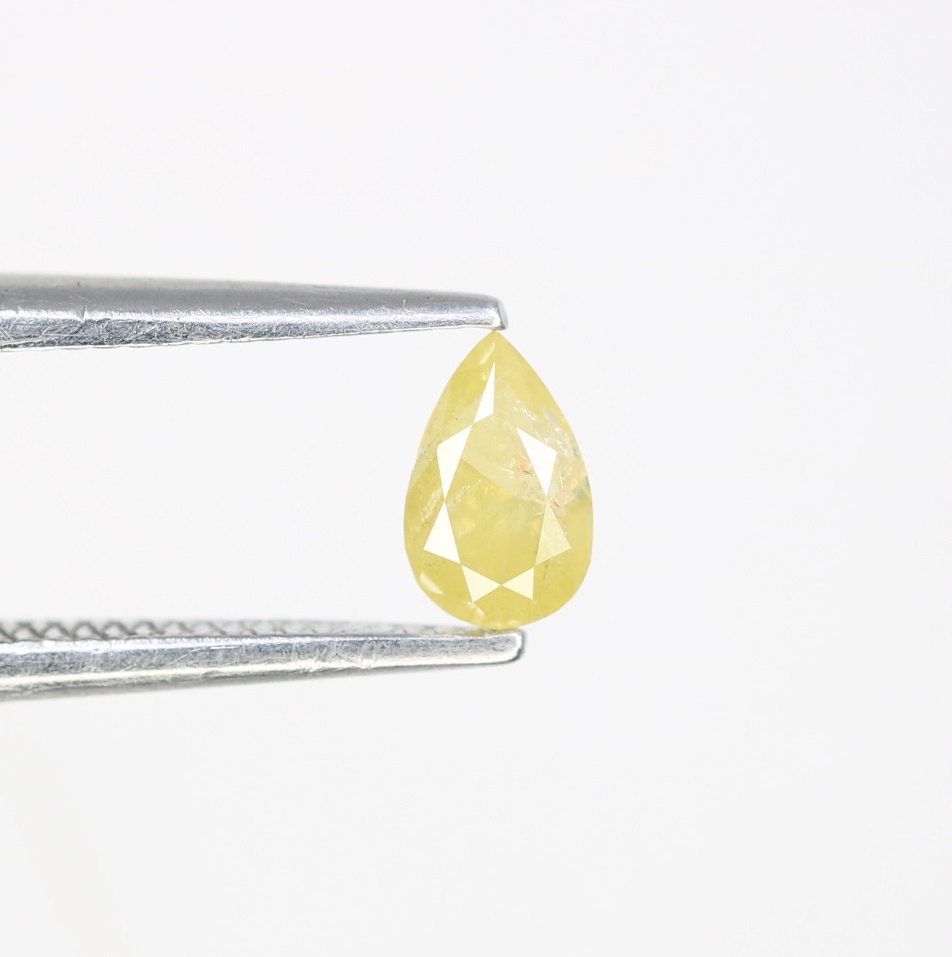 0.30 CT Grey 5.10 MM Pear Shaped Loose Diamond For Proposal Ring