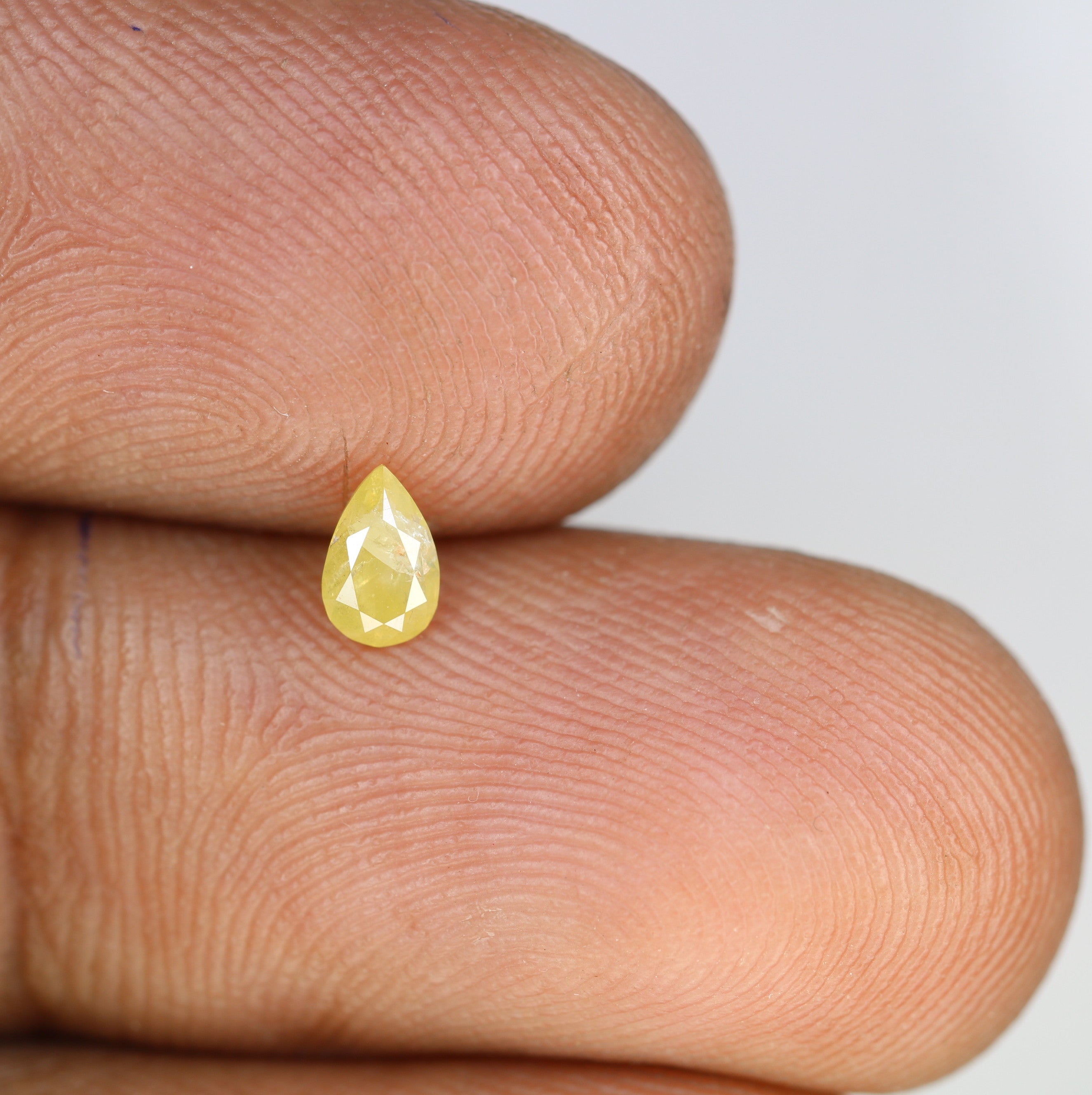 0.30 CT Grey 5.10 MM Pear Shaped Loose Diamond For Proposal Ring