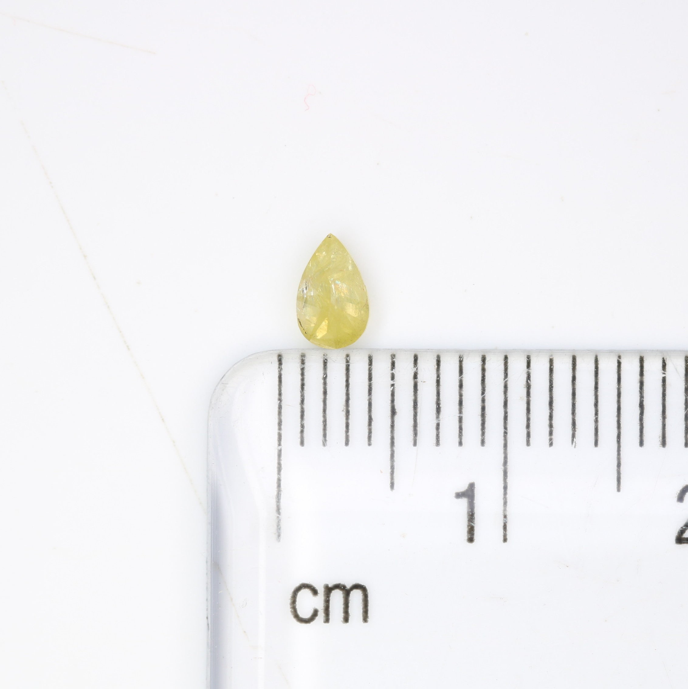 0.30 CT Grey 5.10 MM Pear Shaped Loose Diamond For Proposal Ring