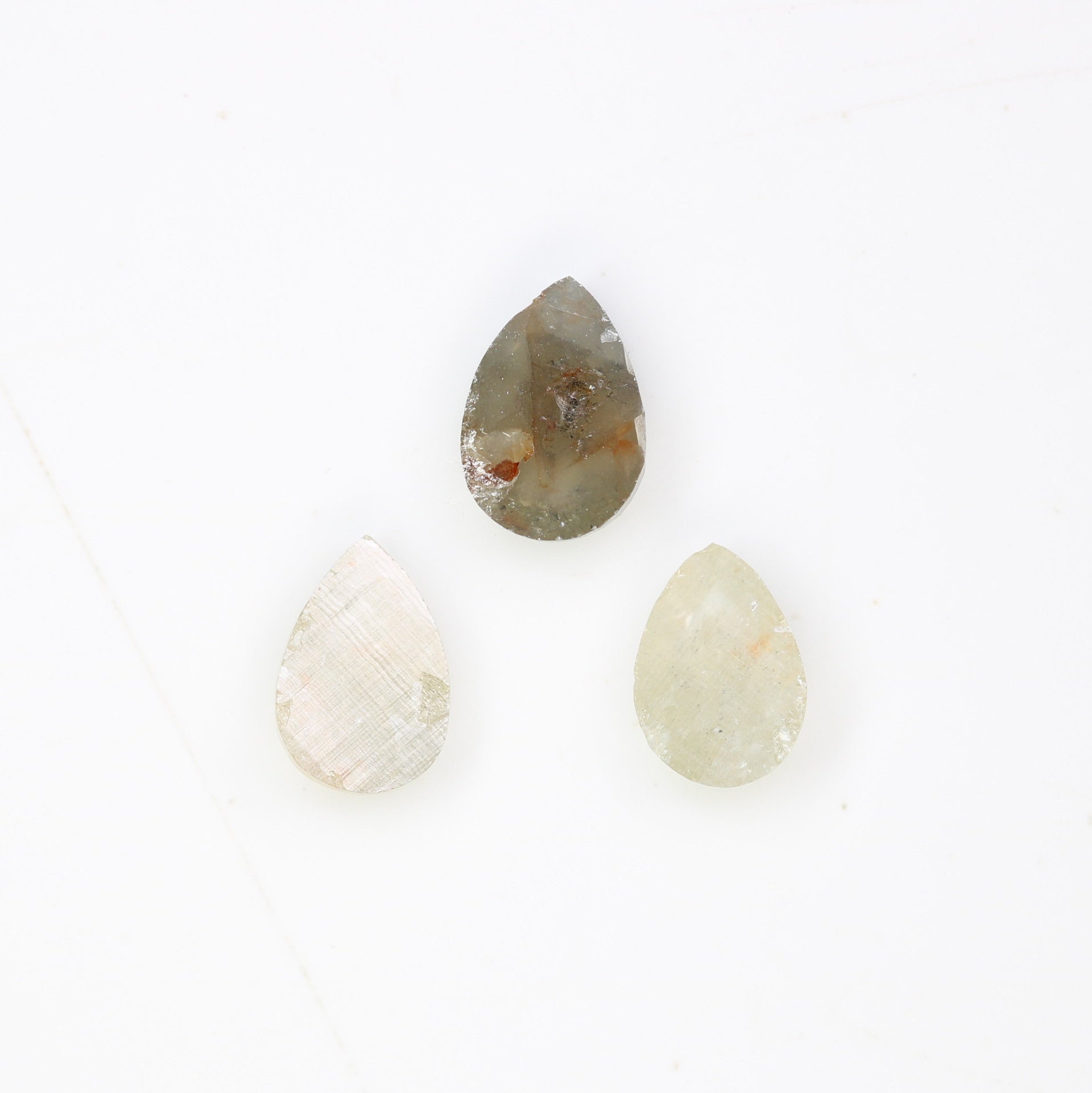 1.15 CT Natural Grey Pear Shaped 6.20 MM Loose Diamond For Statement Ring
