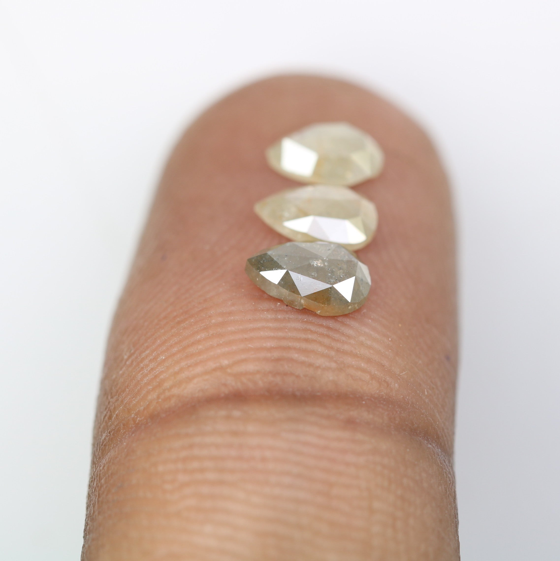 1.15 CT Natural Grey Pear Shaped 6.20 MM Loose Diamond For Statement Ring