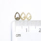 1.15 CT Natural Grey Pear Shaped 6.20 MM Loose Diamond For Statement Ring
