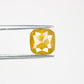 1.54 CT 6.70 MM Cushion Shape Yellow Natural Diamond For Wedding Ring