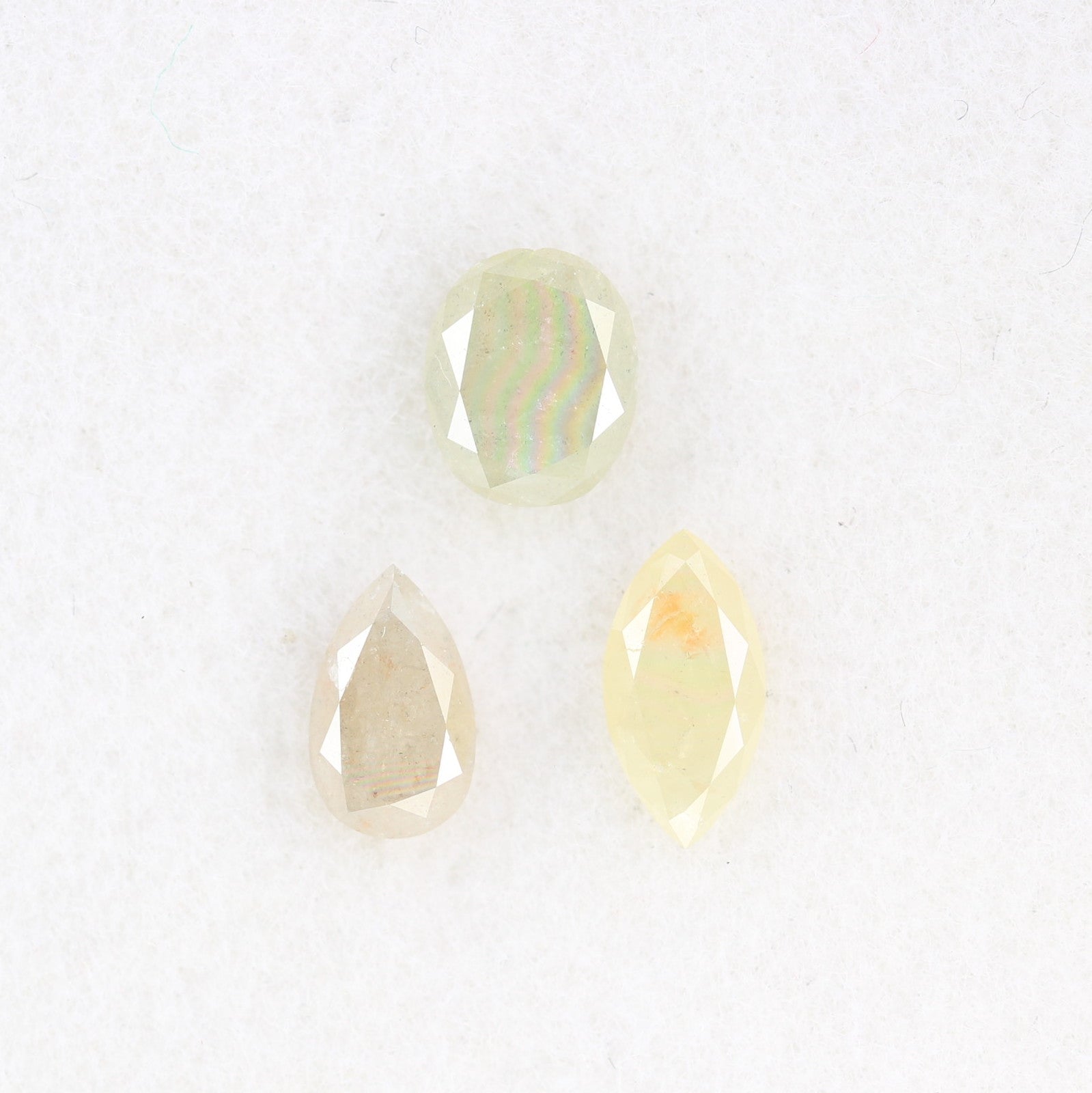 0.84 CT 5.90 MM Fancy Mix Shape Grey Diamond For Designer Jewelry