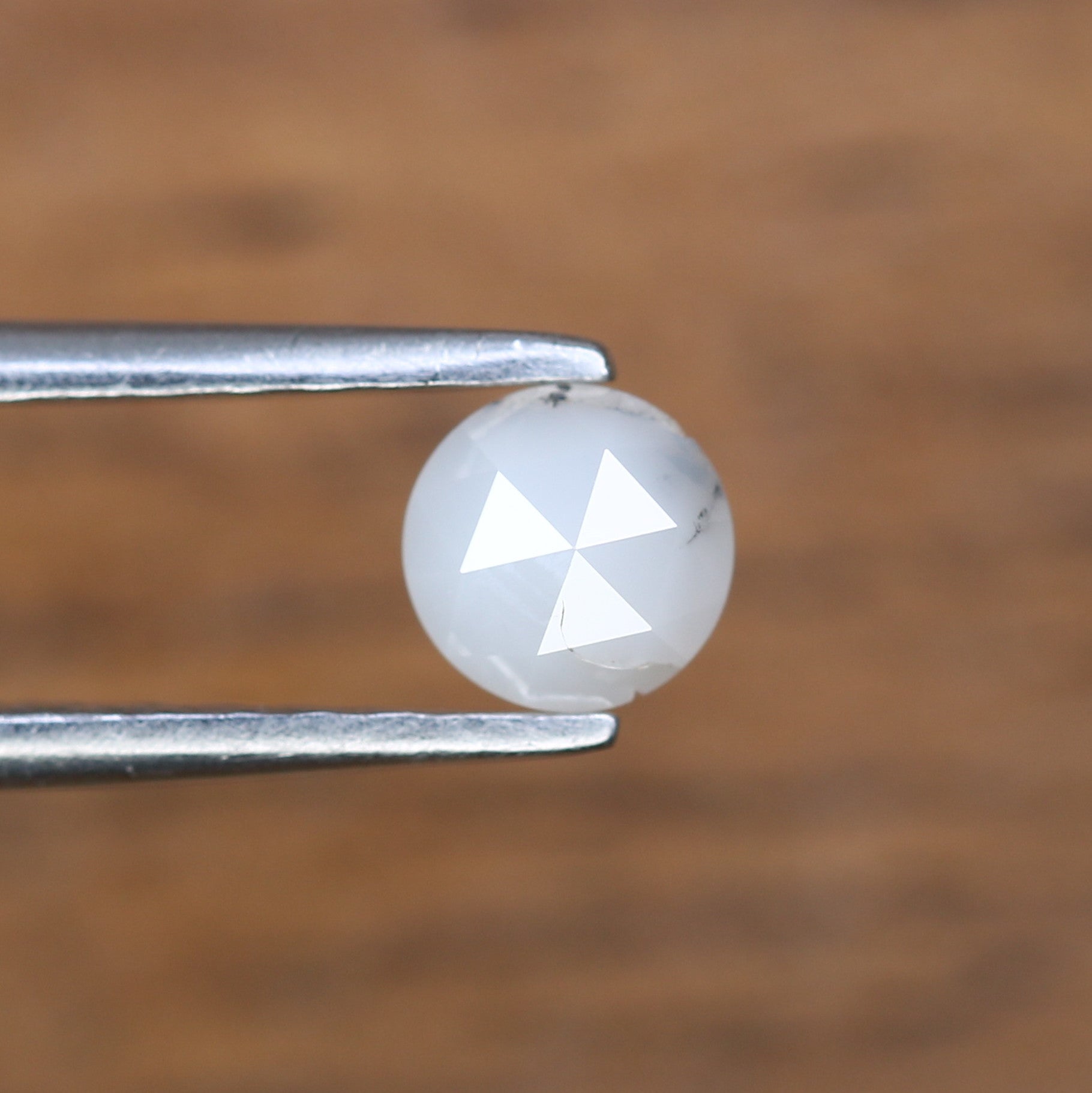 0.40 CT 4.40 x 2.30 MM Natural White Round Rose Cut Diamond For Designer Jewelry