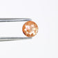 0.35 CT Round Rose Cut Unique Peach Diamond For Engagement Ring