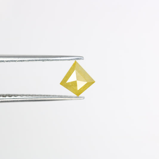0.72 CT 6.70 MM Fancy Yellow Kite Shape Natural Diamond For Wedding Ring - JayKrishna Diamond