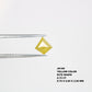 0.72 CT 6.70 MM Fancy Yellow Kite Shape Natural Diamond For Wedding Ring