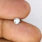 0.35 CT 4.60 x 2.60 MM Salt And Pepper Round Brilliant Cut Natural Diamond For Engagement Ring