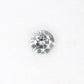 0.38 CT 4.60 x 2.80 MM Salt And Pepper Round Brilliant Cut Loose Diamond For Proposal Ring