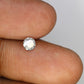 0.38 CT Salt And Pepper Round Brilliant Cut 4.60 x 2.70 MM Natural Diamond For Statement Ring