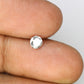 0.41 CT 4.60 x 2.80 MM Salt And Pepper Round Brilliant Cut Loose Diamond For Promise Ring