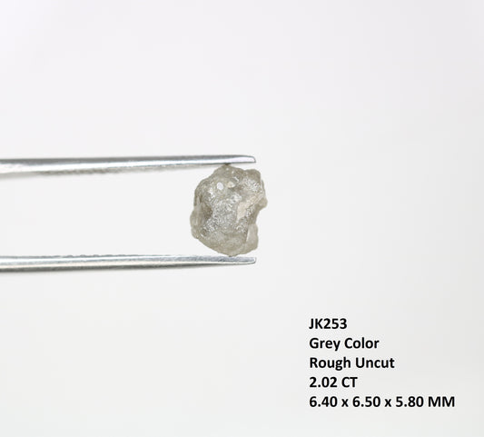 2.02 CT Raw Rough Irregular Cut Grey Natural Diamond For Engagement Ring