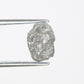 1.76 CT 7.60 MM Uncut Raw Rough Grey Natural Diamond For Engagement Ring