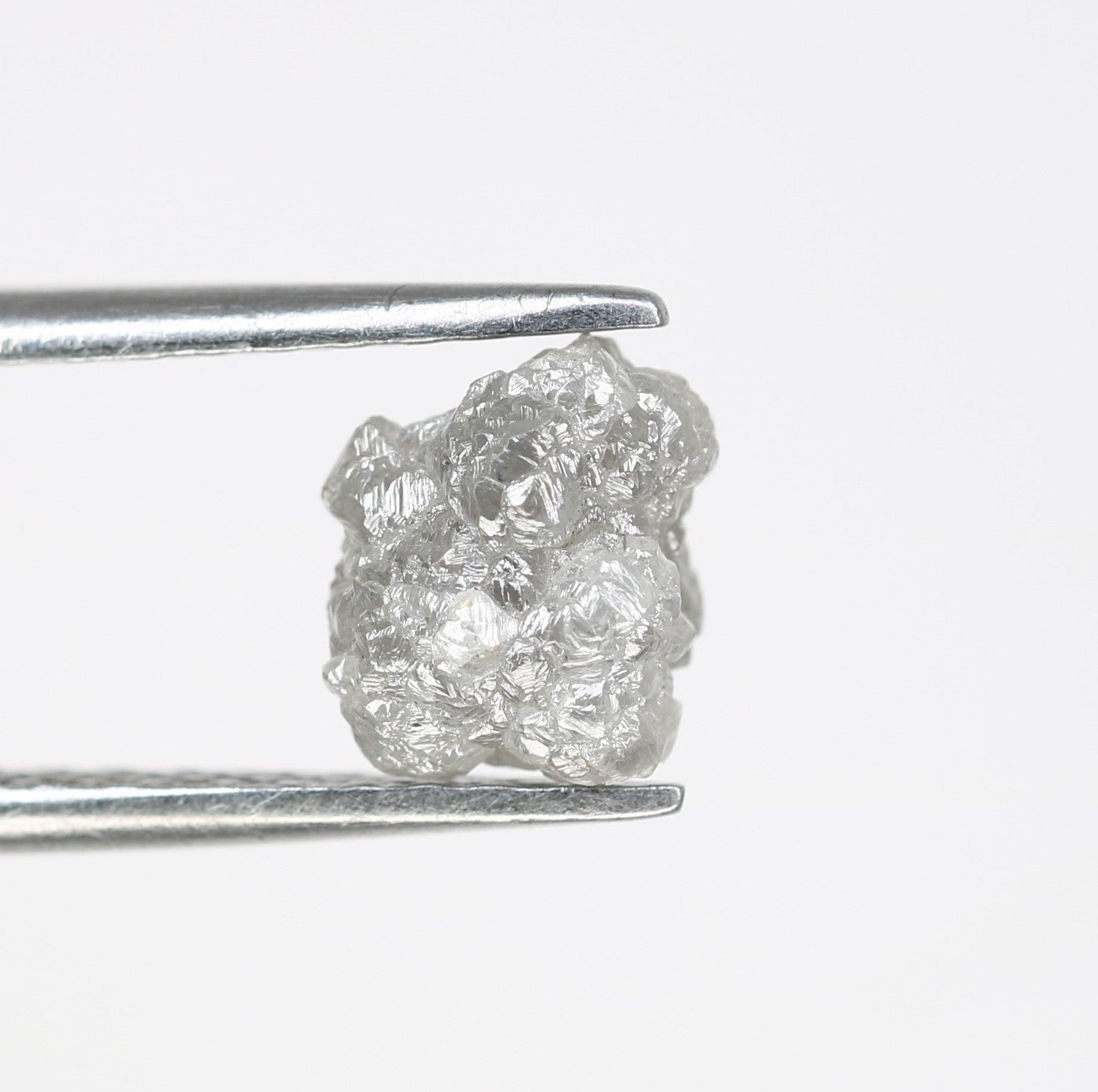1.86 CT Rough Grey  Uncut Raw Diamond For Engagement Ring