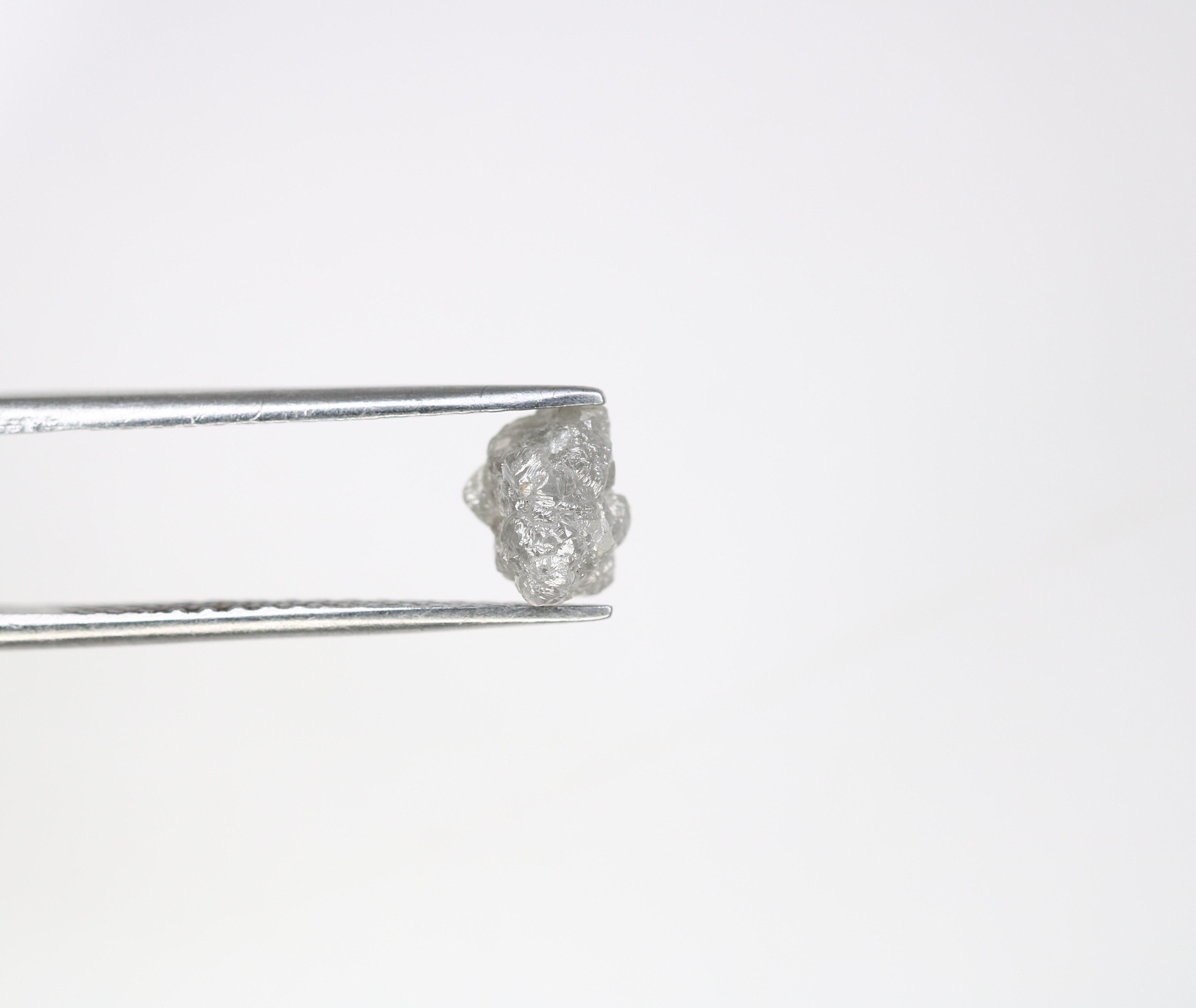 1.86 CT Rough Grey  Uncut Raw Diamond For Engagement Ring