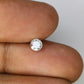 0.38 CT Salt And Pepper Round Brilliant Cut 4.50 x 2.80 MM Loose Diamond For Proposal Ring