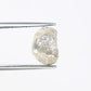 2.26 CT 7.50 x 6.80 MM Rough White Irregular Cut Raw Natural Diamond For Engagement Ring