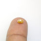 0.62 CT 5.50 MM Fancy Yellow Oval Shape Loose Diamond For Wedding Ring