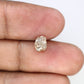 1.35 CT 6.70 MM Raw Rough Natural Uncut Grey Diamond For Engagement Ring