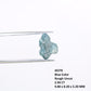 2.94 CT Rough Raw Irregular Cut Blue Diamond For Engagement Ring