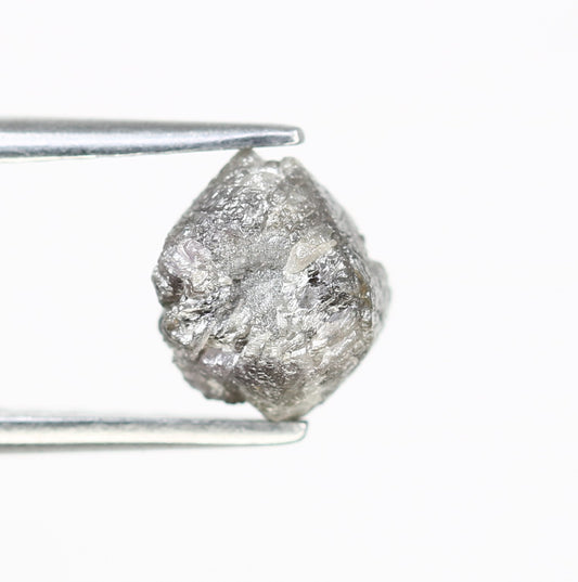 1.72 CT Rough Grey Natural Irregular Cut Raw Diamond For Engagement Ring