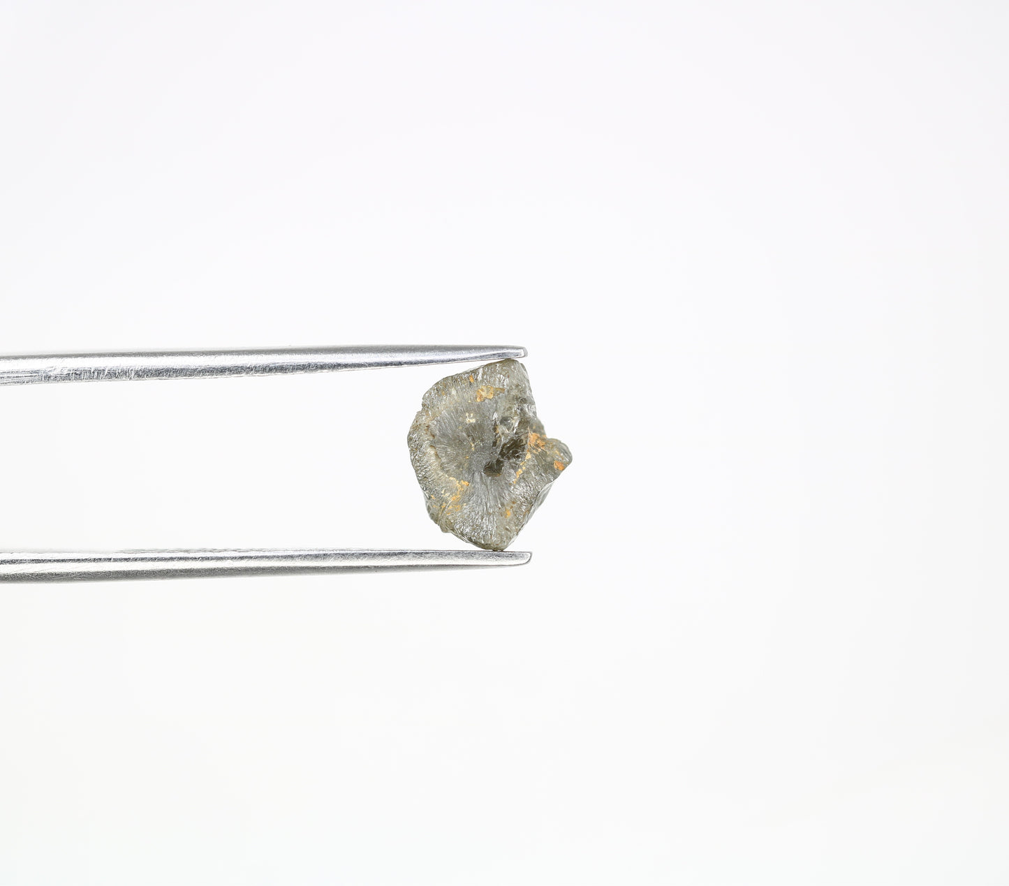 1.76 CT 8.40 MM Raw Uncut Rough Grey Diamond For Engagement Ring