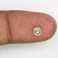 0.59 CT 5.00 MM Natural Loose Salt And Pepper Hexagon Diamond For Galaxy Ring