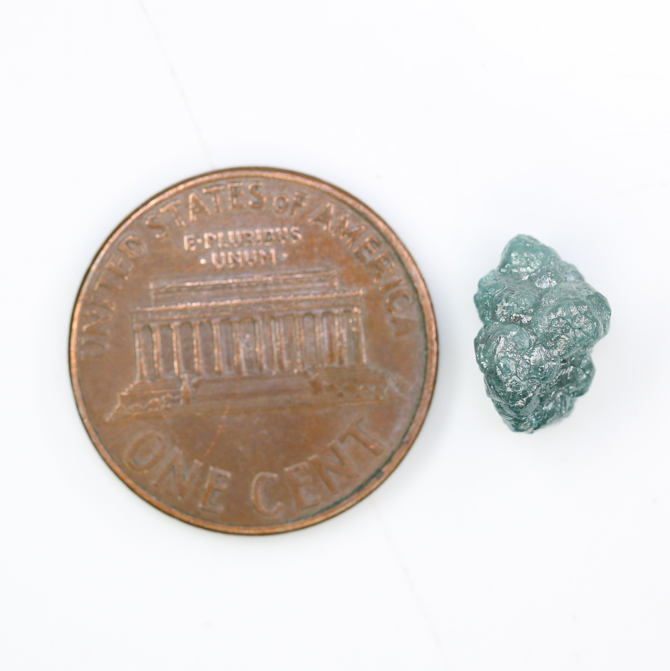 3.24 CT Raw Rough Irregular Cut Blue Diamond For Wedding Ring